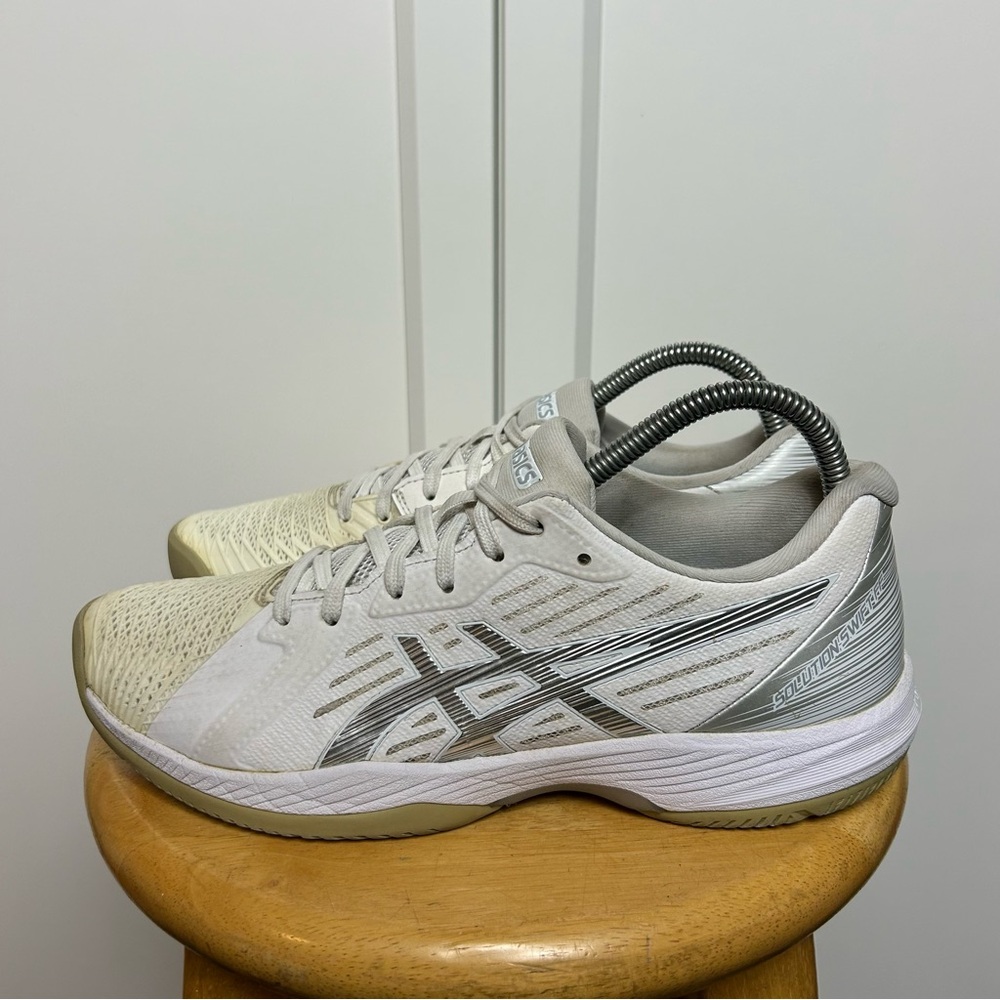 Asics Solution Swift White Silver - image 6